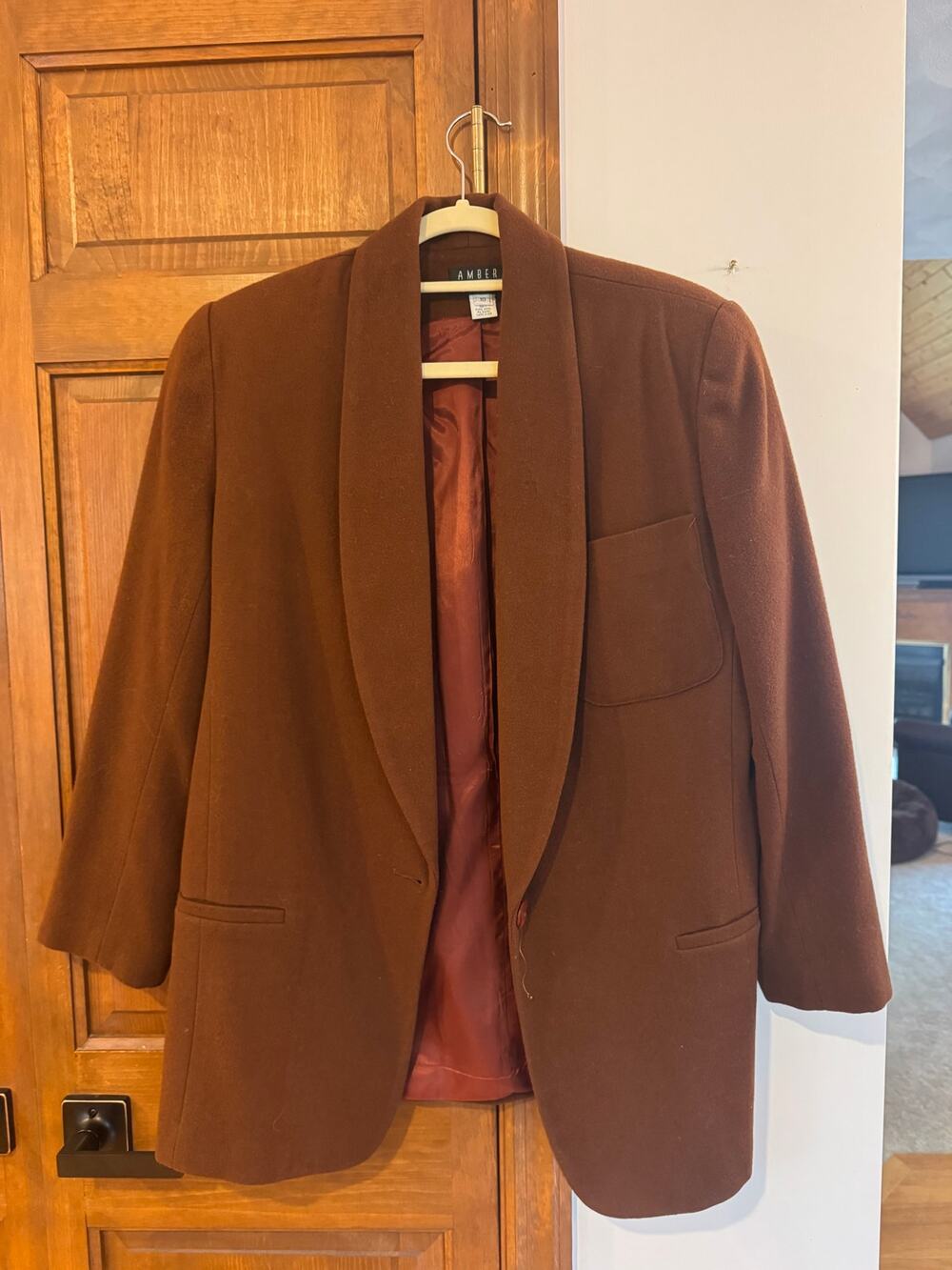 Amber Stone Wool Blazer